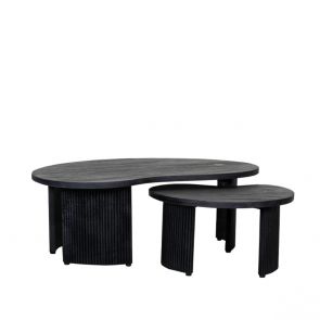 Couchtisch Set Timon 100x58x40 cm