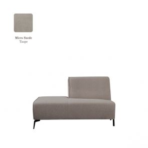 Sofa Nero Ottomane Vorne Links 133x95x80 cm